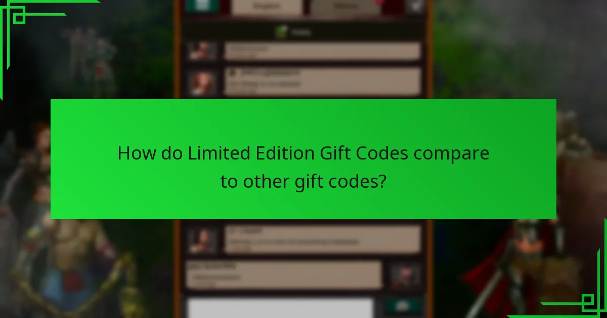 What is the redemption process for Limited Edition Gift Codes?