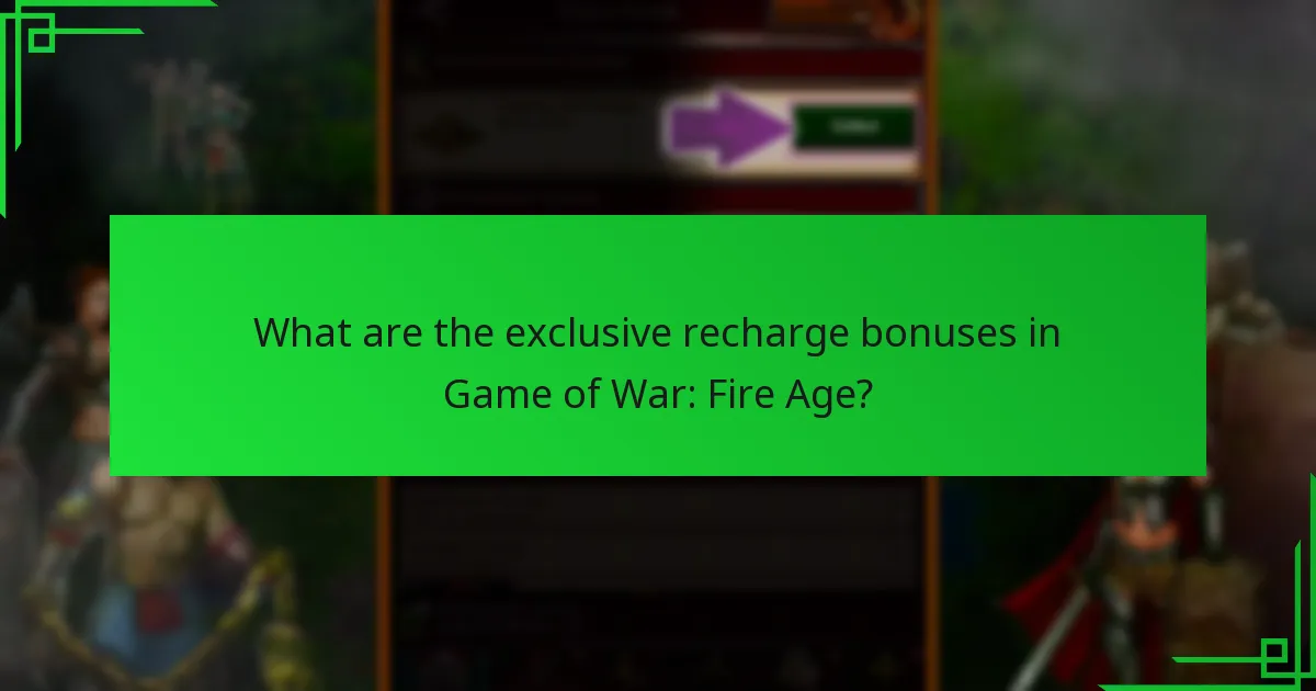 How do exclusive recharge bonuses compare to other offers?