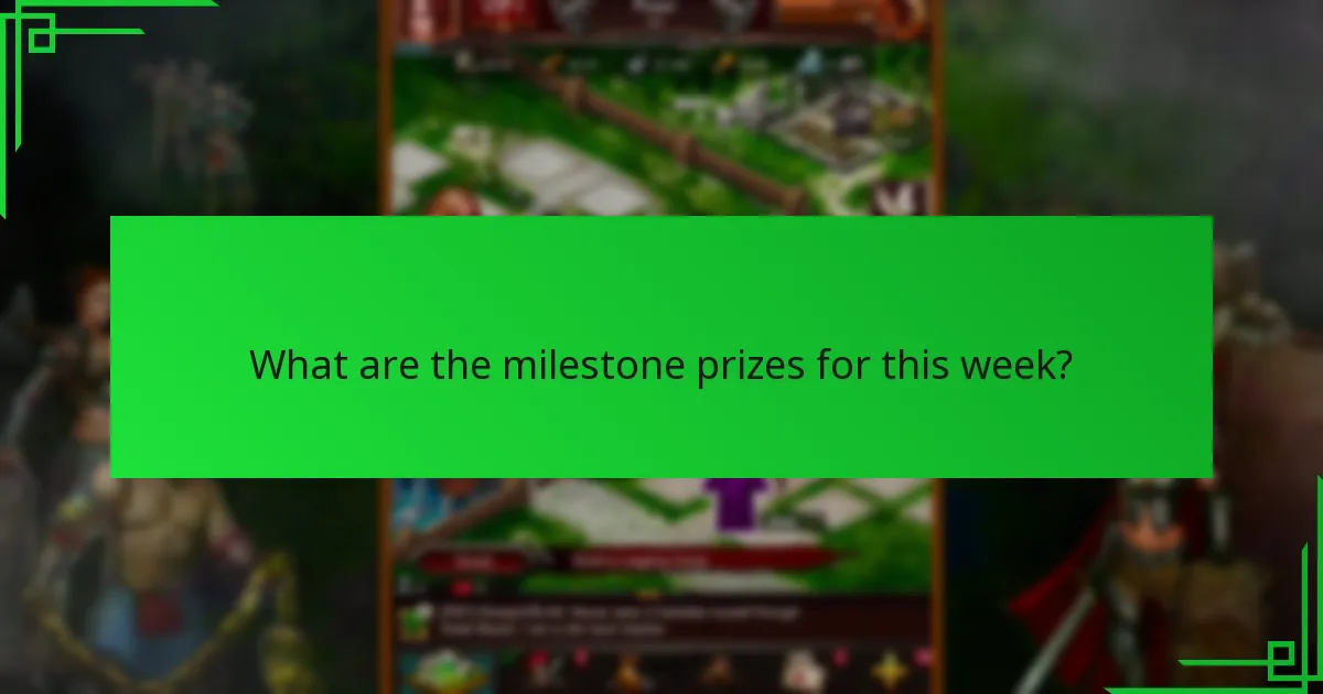 How do this week’s prizes compare to previous events?